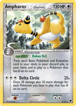 Ampharos δ #1 from Dragon Frontiers