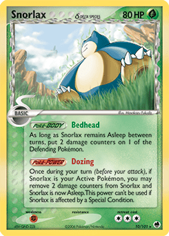Snorlax δ #10 from Dragon Frontiers