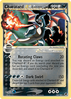 Charizard Star δ #100 from Dragon Frontiers