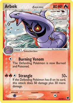 Arbok δ #13 from Dragon Frontiers
