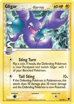Gligar δ #16 from Dragon Frontiers