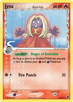 Jynx δ #17 from Dragon Frontiers