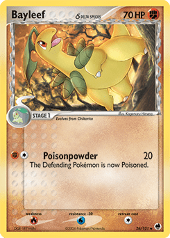 Bayleef δ #26 from Dragon Frontiers