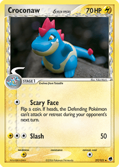 Croconaw δ #27 from Dragon Frontiers