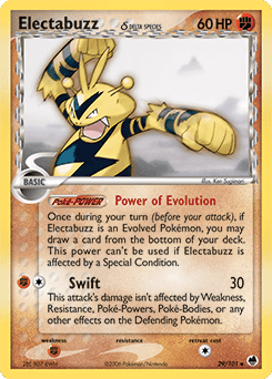 Electabuzz δ #29 from Dragon Frontiers