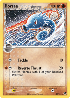 Horsea δ #31 from Dragon Frontiers