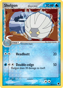 Shelgon δ #38 from Dragon Frontiers