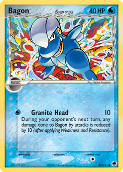 Bagon δ #43 from Dragon Frontiers