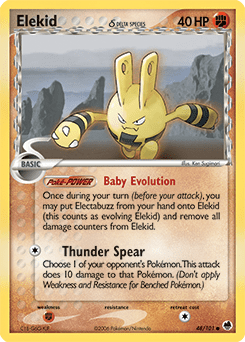 Elekid δ #48 from Dragon Frontiers