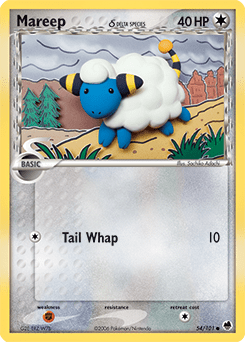 Mareep δ #54 from Dragon Frontiers