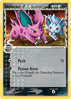 Nidoran♂ δ #57 from Dragon Frontiers