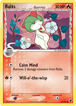 Ralts δ #61 from Dragon Frontiers