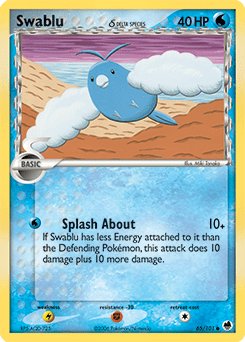 Swablu δ #65 from Dragon Frontiers