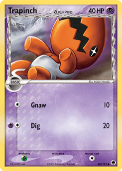 Trapinch δ #68 from Dragon Frontiers