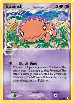 Trapinch δ #69 from Dragon Frontiers