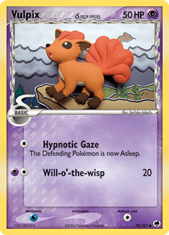 Vulpix δ #70 from Dragon Frontiers