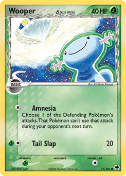 Wooper δ #71 from Dragon Frontiers