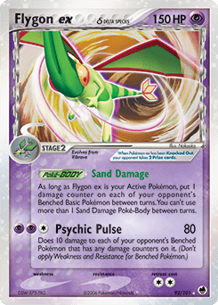 Flygon ex δ #92 from Dragon Frontiers