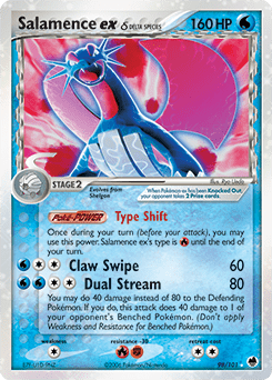 Salamence ex δ #98 from Dragon Frontiers