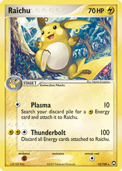 Raichu #12 from Power Keepers