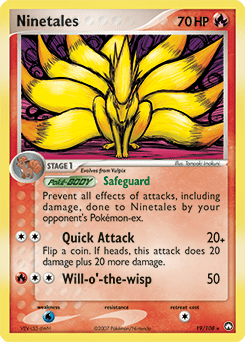 Ninetales #19 from Power Keepers