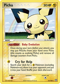 Pichu #21 from Power Keepers