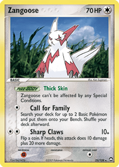 Zangoose #25 from Power Keepers