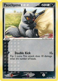 Poochyena #58 from Power Keepers