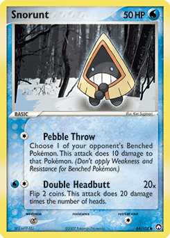 Snorunt #64 from Power Keepers