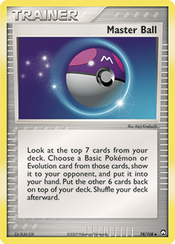 Master Ball #78 from Power Keepers