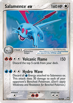Salamence ex #96 from Power Keepers