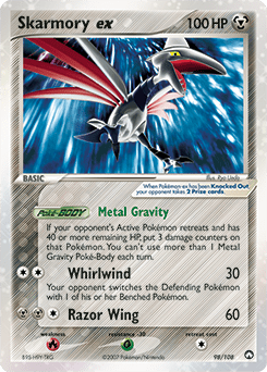 Skarmory ex #98 from Power Keepers
