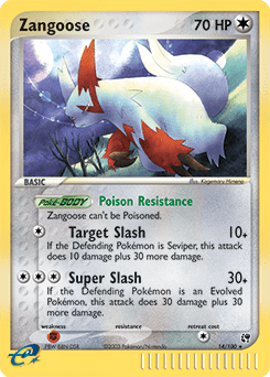 Zangoose #14 from Sandstorm