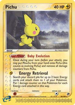 Pichu #20 from Sandstorm