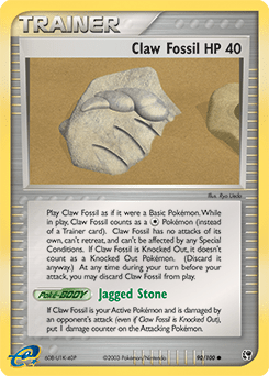 Claw Fossil #90 by Ryo Ueda