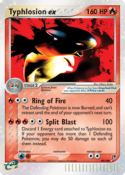 Typhlosion ex #99 from Sandstorm