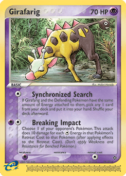 Girafarig #16 from Dragon