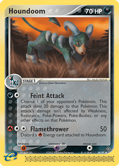 Houndoom #34 from Dragon