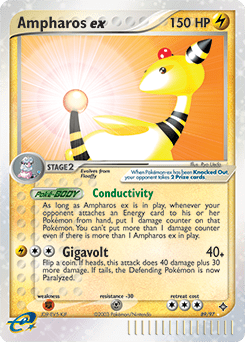Ampharos ex #89 from Dragon