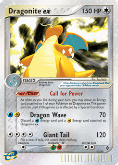 Dragonite ex #90 from Dragon