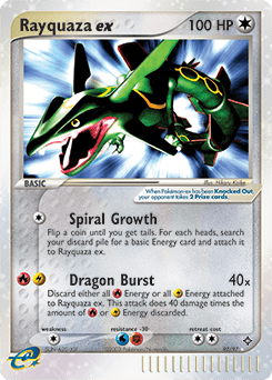 Rayquaza ex #97 from Dragon