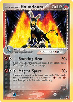Team Magma's Houndoom #10 from Team Magma vs Team Aqua