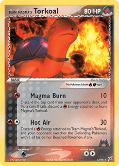 Team Magma's Torkoal #12 from Team Magma vs Team Aqua