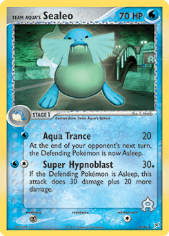 Team Aqua's Sealeo #16 from Team Magma vs Team Aqua