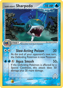 Team Aqua's Sharpedo #18 from Team Magma vs Team Aqua