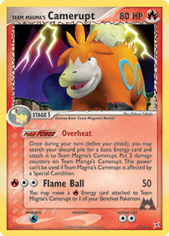 Team Magma's Camerupt #19 from Team Magma vs Team Aqua
