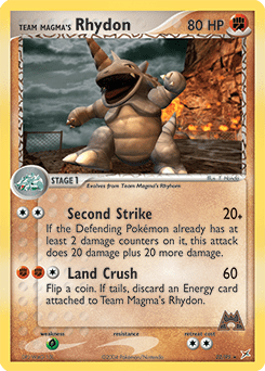 Team Magma's Rhydon #22 from Team Magma vs Team Aqua