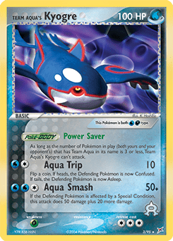 Team Aqua's Kyogre #3 from Team Magma vs Team Aqua