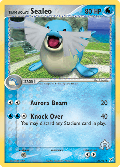 Team Aqua's Sealeo #31 from Team Magma vs Team Aqua