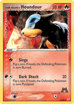 Team Magma's Houndour #35 from Team Magma vs Team Aqua
